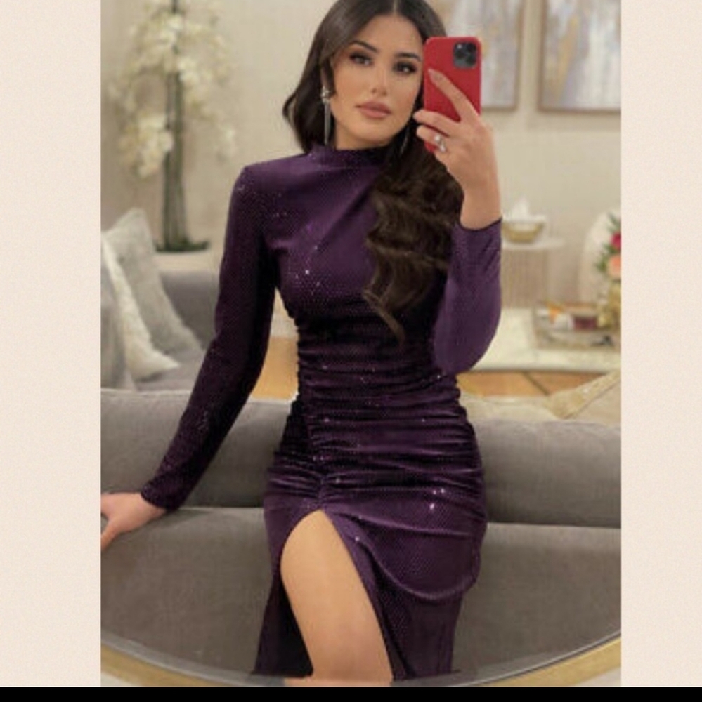 Zara Festive Days Purple beautiful dress